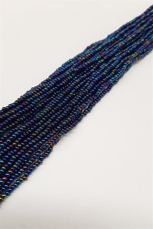 الخرز الرملي صفيف Janjaned الأزرق الداكن