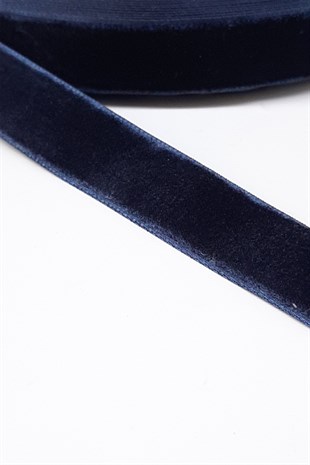 Navy Blue Velvet Ribbon 2 Cm