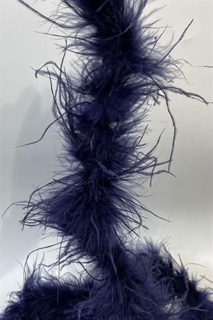 Navy Blue Malibu Ostrich Feather