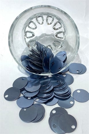 Lacivert Patik ve Çanta Pulu 20 mm