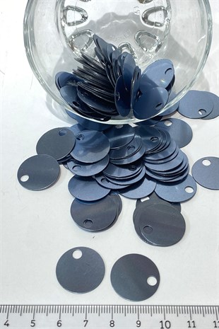 Lacivert Patik ve Çanta Pulu 20 mm