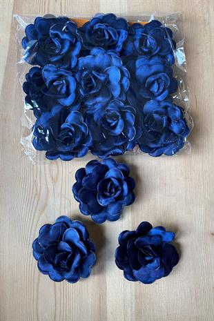 Navy Blue Black Bridal Henna Hand Rose 2 Pieces