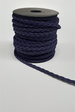 Lacivert Süet Örgü İp