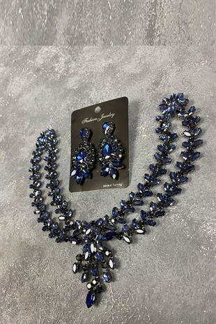 Sultan Model Forehead Bridal Henna Hair Accessory And Earring Set