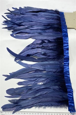 Lacivert Uzun Şandel Tüyü 1 mt