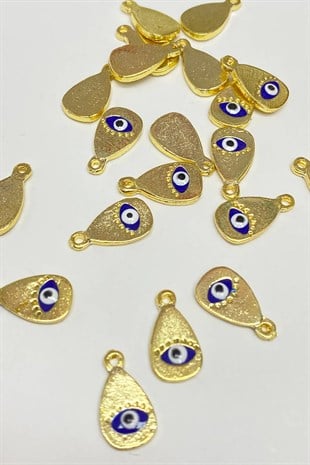 Lacivvert Dammla Göz Desenli Kolye Ucu 1 Adet