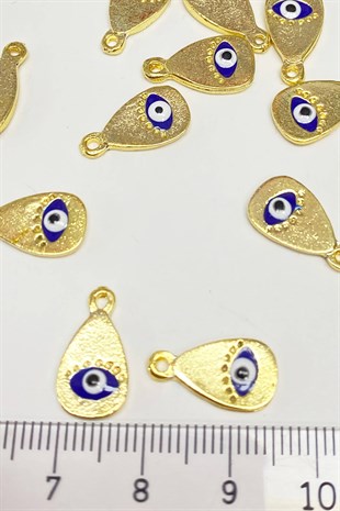 Lacivvert Dammla Göz Desenli Kolye Ucu 1 Adet