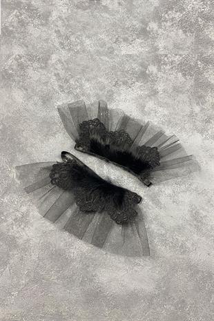 Lavin Feathered Couple Bridal Bracelet Hand Accessory