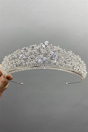 Lavinya Zircon Bridal Crown
