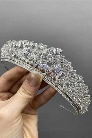 Lavinya Zircon Bridal Crown