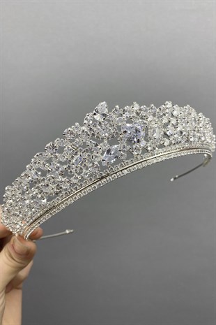 Lavinya Zircon Bridal Crown