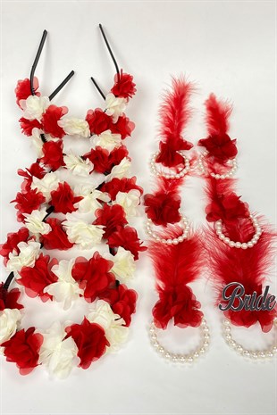 Laser Flower Bridesmaid Tiara and Gift Child Tiara 6 pcs