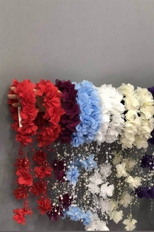 Lazer Çiçekli Taç-021