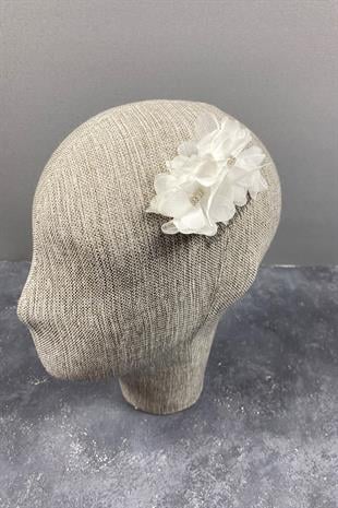 Lazer Çiçekli Taşlı Saç Tokası 2 Adet