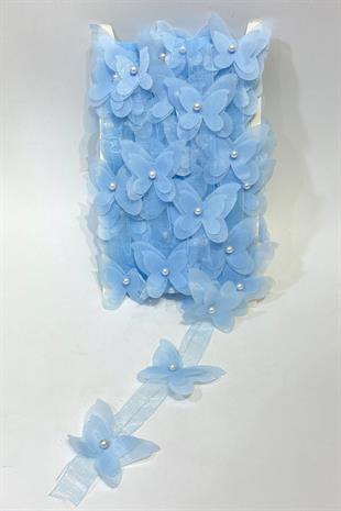  فراشة شيفون مقطوعة بالليزر