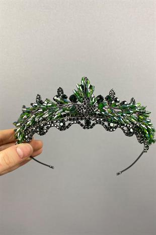Lena Crystal Beaded Bridal Henna Tiara