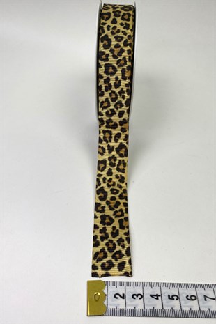 Leopar Baskılı Kurdele 