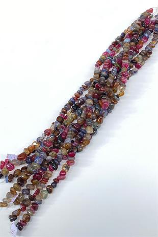 Leopar Çakıl Taşı Kesim Akik Doğal Taş