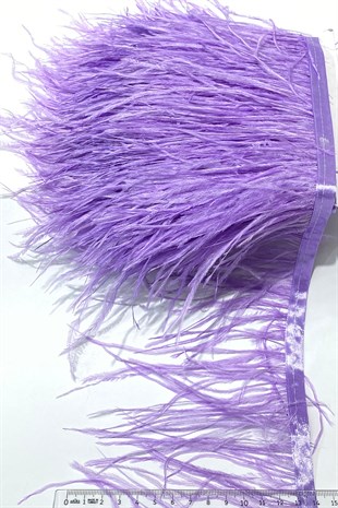 Lilac Ostrich Feather 1 mt