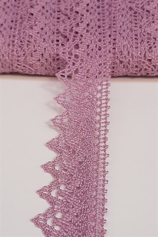 Lila Kopanaki Koton Dantel 2,5cm