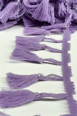 Lilac Cotton Fringe Tassel