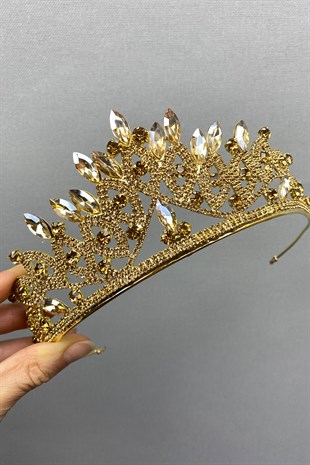 Lilya Bridal Henna Crown and Earring Set