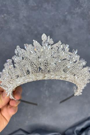 Livan Beaded Bridal Henna Crown Hair Accessory
