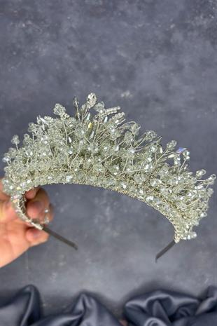 Livan Beaded Bridal Henna Crown Hair Accessory