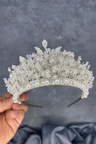 Livan Beaded Bridal Henna Crown Hair Accessory