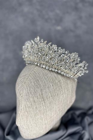 Livan Beaded Bridal Henna Crown Hair Accessory