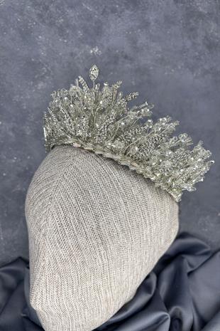 Livan Beaded Bridal Henna Crown Hair Accessory
