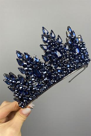Lotus Bead Embroidered Bridal Henna Crown
