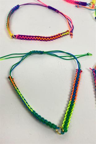 Makrome Örgülü Bileklik İpi