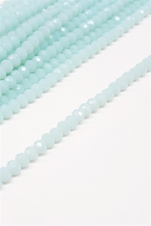 Matte Light Blue Crystal Beads 4 Mm