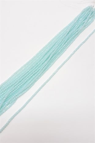 Matte Light Blue Crystal Beads 4 Mm