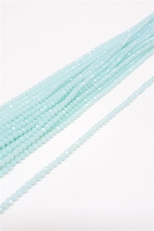 Matte Light Blue Crystal Beads 4 Mm