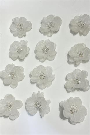 ماتي الأبيض أم اللؤلؤ ورقة كريستال مطرز بروش اللؤلؤ