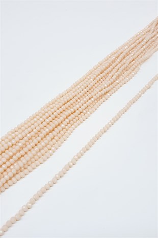 Mat Krem Kristal Boncuk 4 Mm