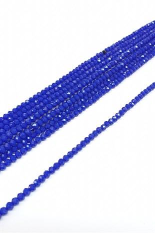 Matte Navy Blue Crystal Beads 4 Mm