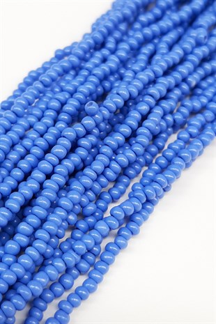 Mat Mavi Dizi Kum Boncuk