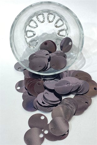 Mat Mor Patik ve Çanta Pulu 20 mm