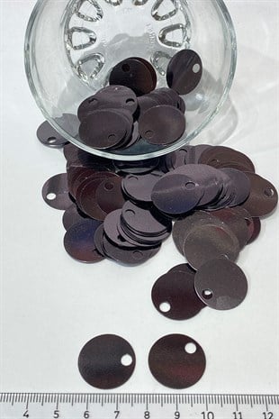 Mat Mor Patik ve Çanta Pulu 20 mm