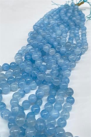 Mavi Ceyt Doğal Taş Dizi 8 mm