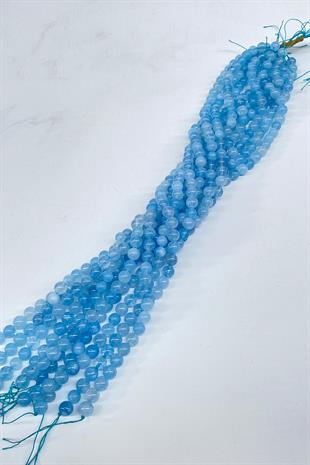 Mavi Ceyt Doğal Taş Dizi 8 mm