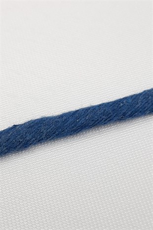Mavi İnce Büklüm Makrome 01