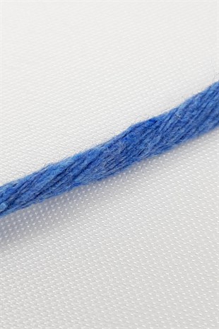 Mavi İnce Büklüm Makrome 03