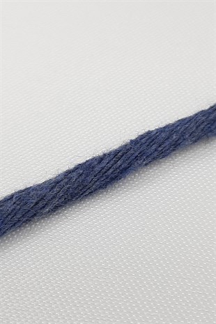 Mavi İnce Büklüm Makrome 05
