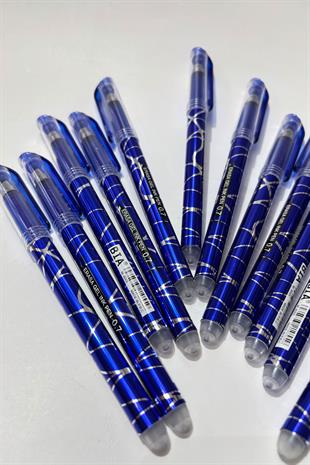 Blue Heat-Erasable Iron-On Pen for Textiles, Drawing, and Tailoring.