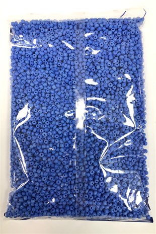 Blue Sand Beads 4 mm 500 gr
