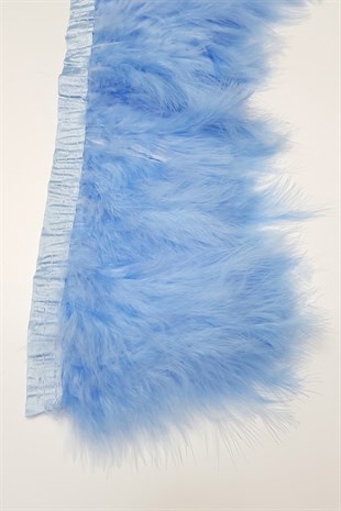 Blue Yeast Feather 1 mt